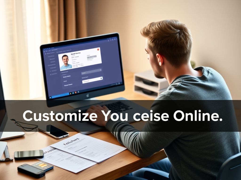 Customize Your Driving Licence Online