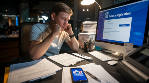 CDL license application form